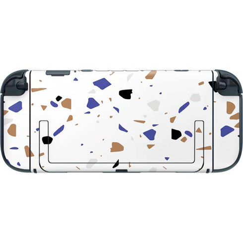 White Terrazzo Nintendo Switch 2 (2025) with Joy-Con Skin